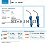 Горелка для полуавтоматической сварки TBi 250 Expert, длина 5 m. - st-e.info - Шадринск