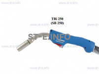Горелка для полуавтоматической сварки TBi 250-blue-ESG, длина 3 метра - st-e.info - Шадринск