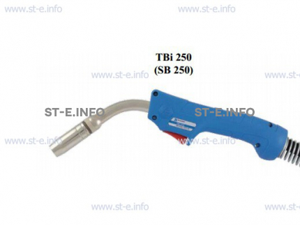 Горелка для полуавтоматической сварки TBi 250-blue-ESG, длина 4 метра - st-e.info - Шадринск