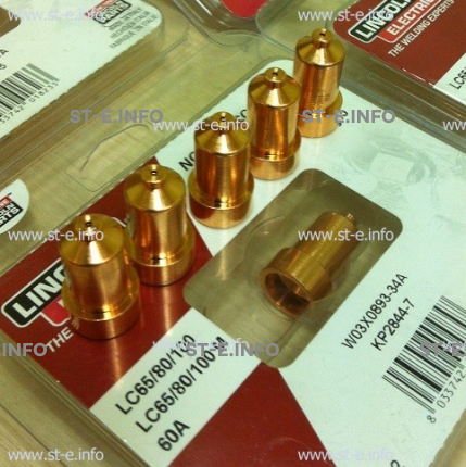 Сопло контактное для плазмотрона LC65/80/100 50A арт. W03X0893-33A - st-e.info - Шадринск