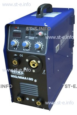 Сварочный полуавтомат инверторный одноблочный Brima MIG/MMA 180 - st-e.info - Шадринск