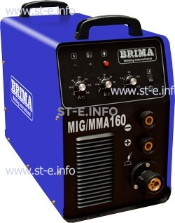 Сварочный полуавтомат инверторный одноблочный Brima MIG/MMA-160 - st-e.info - Шадринск
