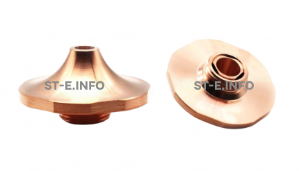 Сопло двойное для лазерной резки д.1,8мм арт. 120GJT7218 - st-e.info - Шадринск